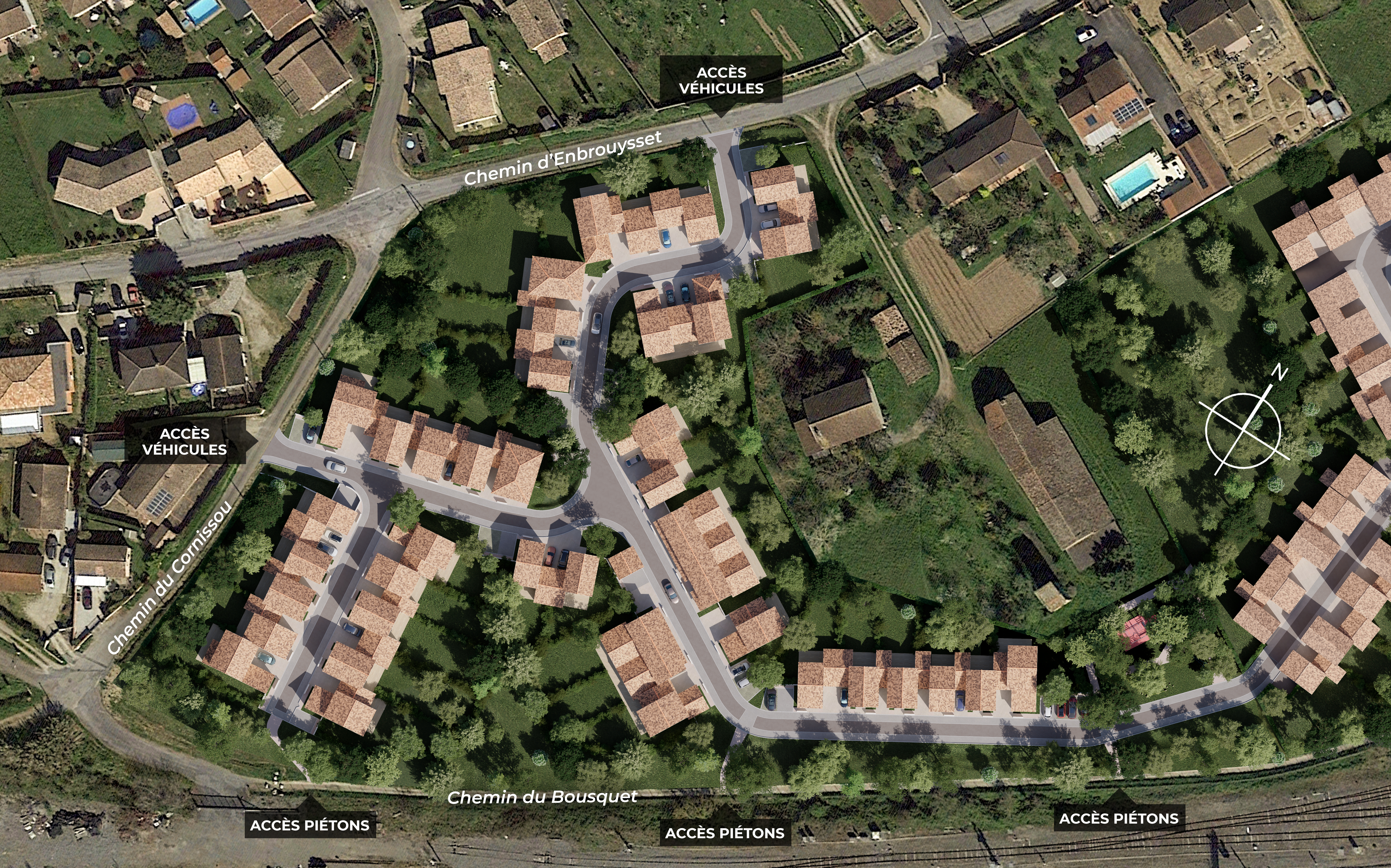 Demeures de la Pointe - Plan de masse