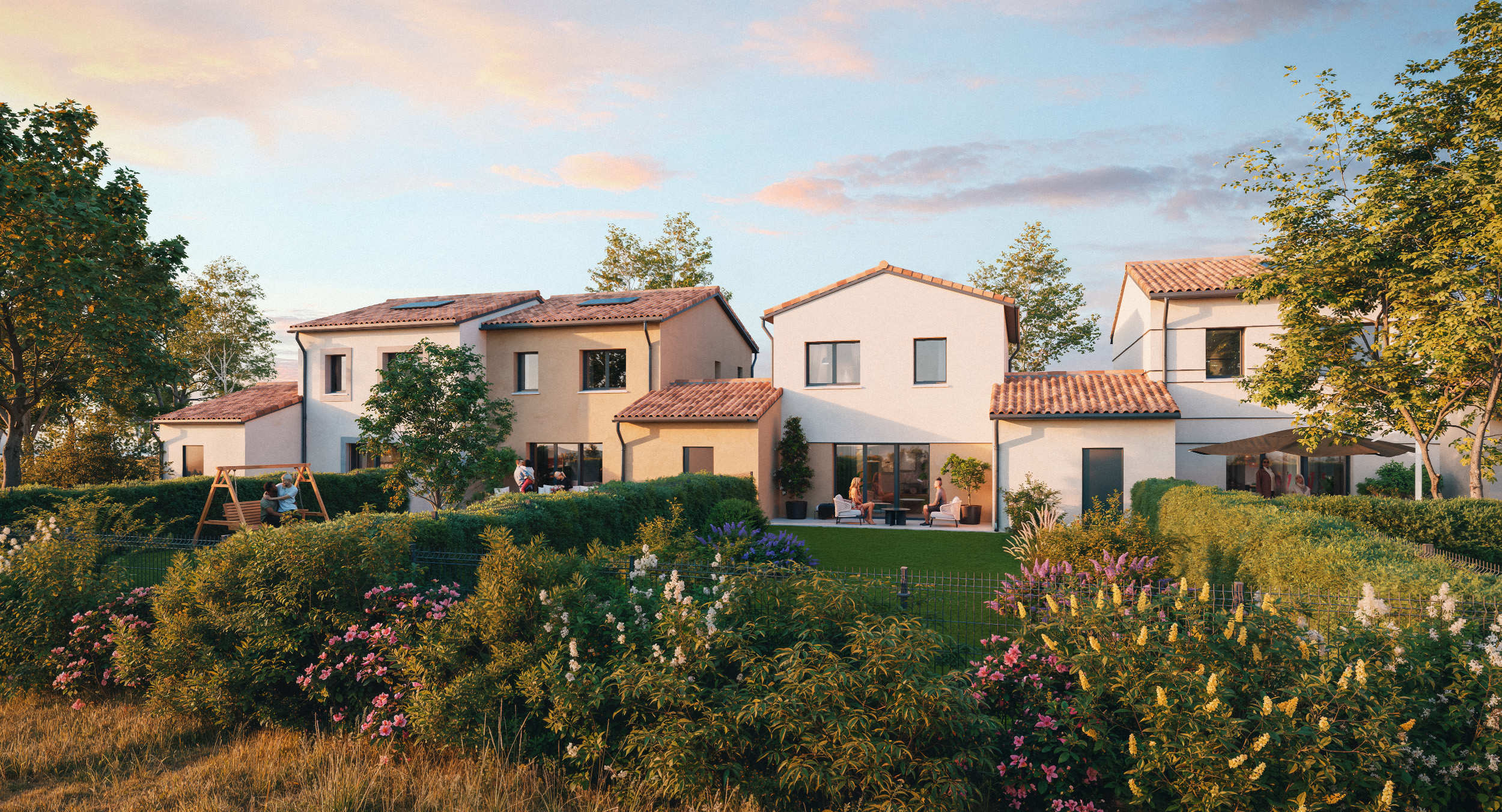Lamasquère vue jardins