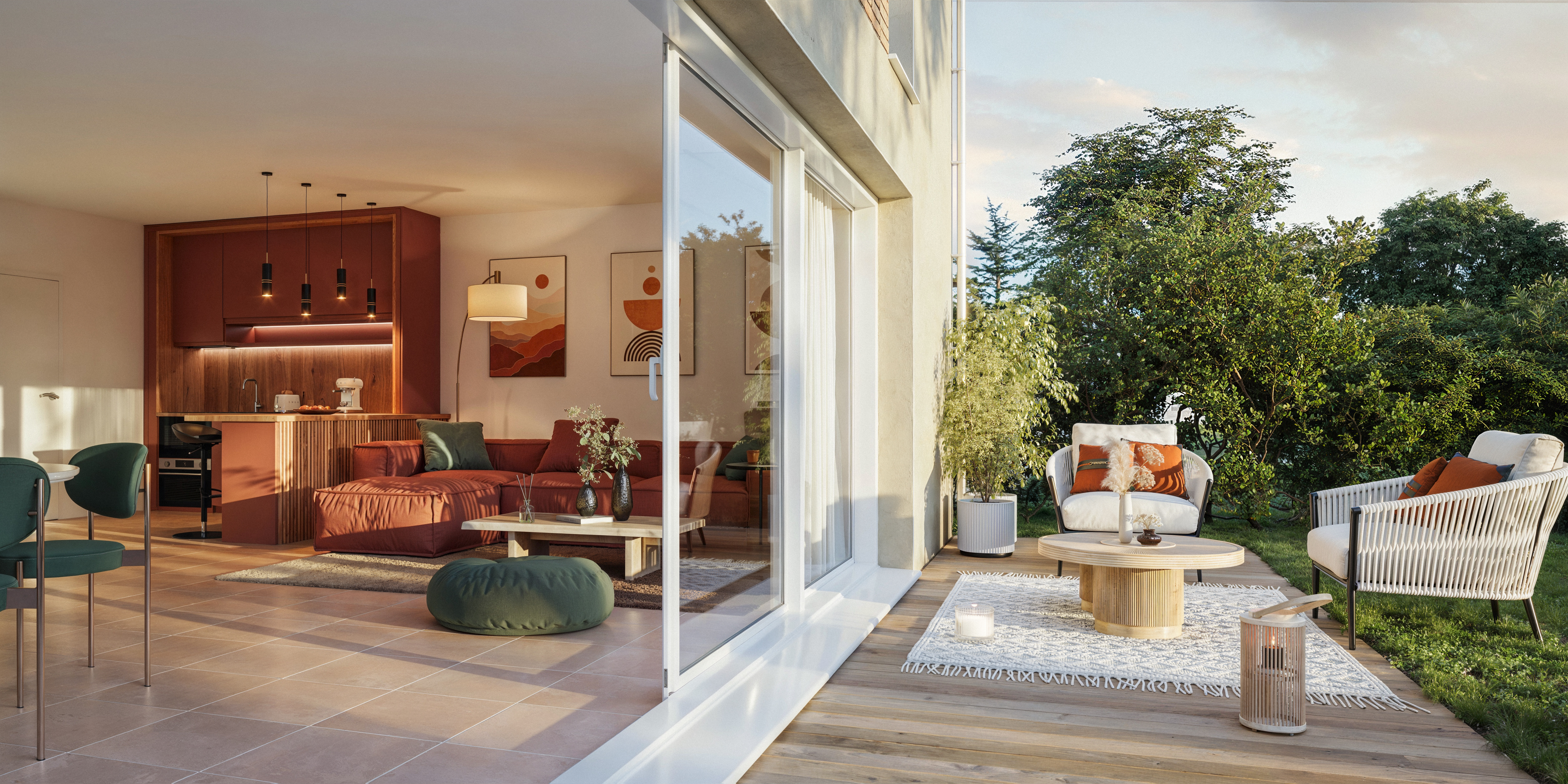 Vue Jardin Lézéane