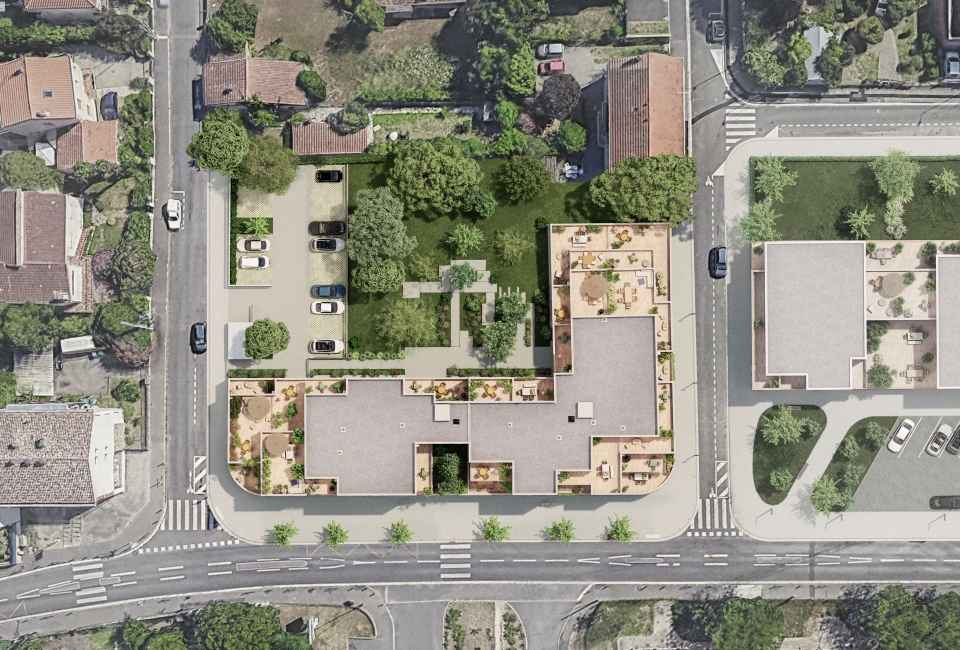 Rose Place - Plan de masse