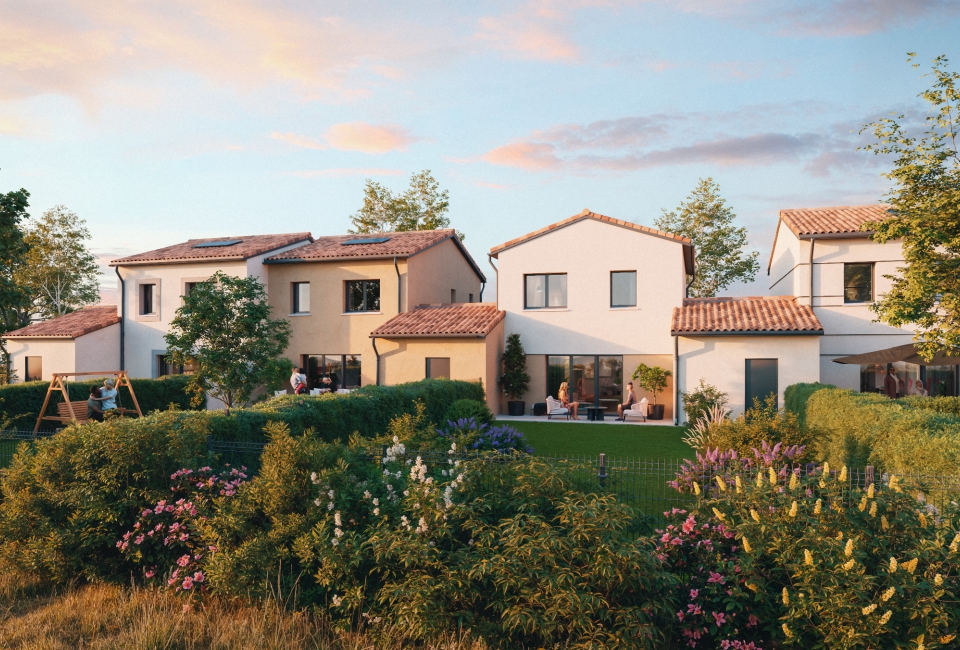 Lamasquère vue jardins