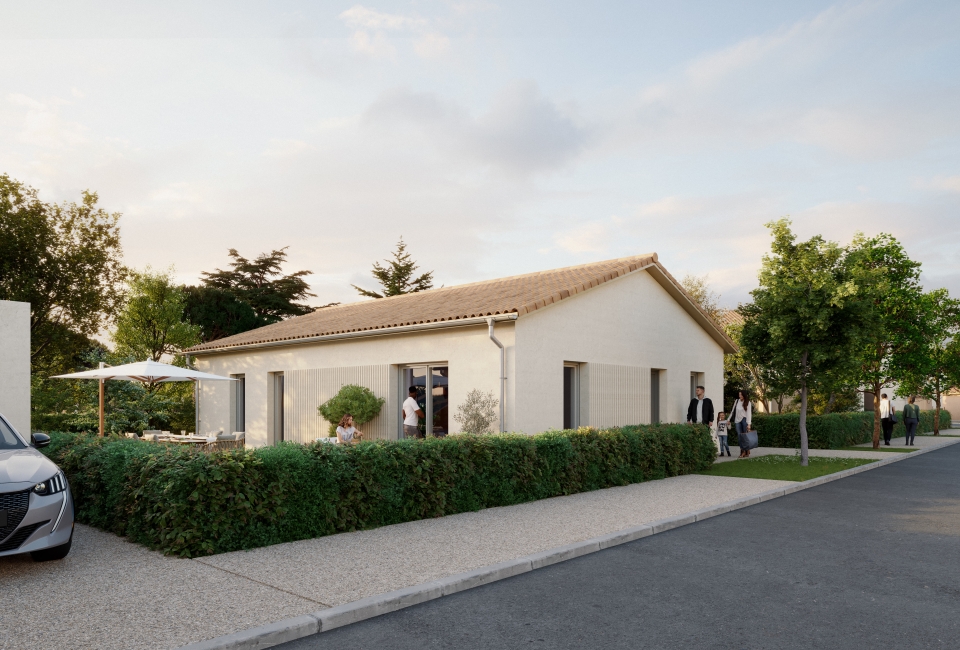 Eclat de Pastel Villa Plain Pied